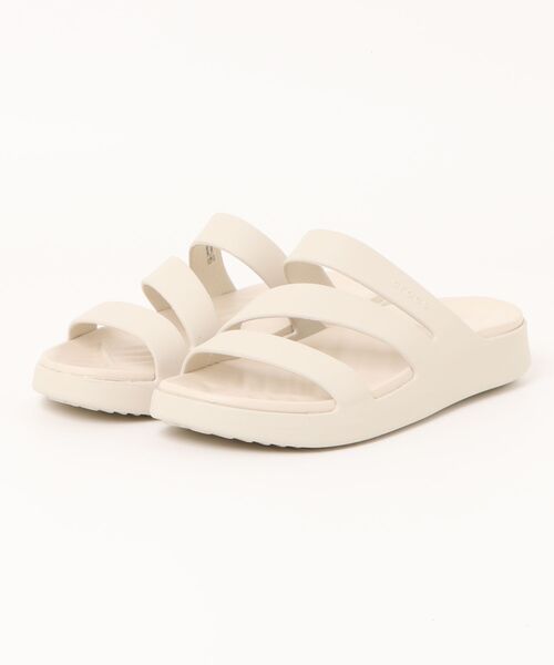 ほんさま Women's Crocs 209587 Getaway Strappy Slippers | Crocs | Wide