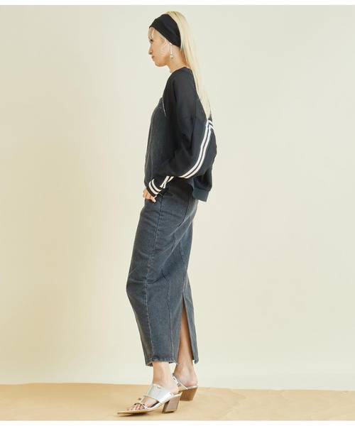 Settimissimo（セッティミッシモ）の「ライン デザイン カノコ メッシュ ブルゾン（ブルゾン・レディース・ブラック/ベージュ・FREE）」の9枚目の写真