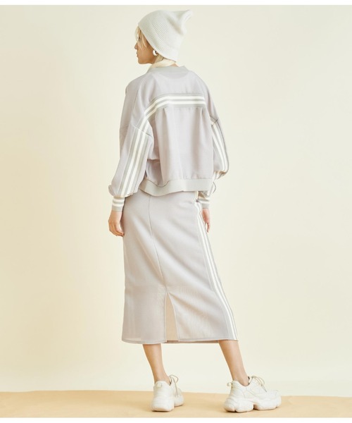 Settimissimo（セッティミッシモ）の「ライン デザイン カノコ メッシュ ブルゾン（ブルゾン・レディース・ブラック/ベージュ・FREE）」の20枚目の写真