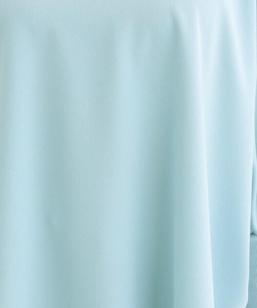 SHOO・LA・RUE(シューラルー)の「【洗える/S-LL】体型カバーにも ゆるりと着られる ドルマントップス(Tシャツ/カットソー・レディース・ホワイト/グレー/チャコールグレー/ライトブルー・01/02/03/04)」の16枚目の写真