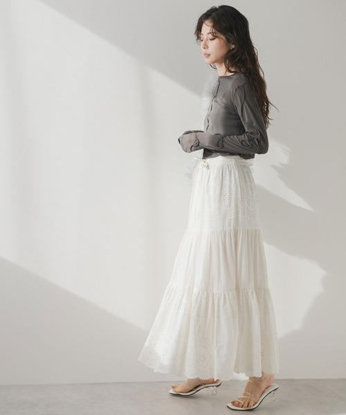 美品⭐️未使用MSGM⭐️イタリア製コットンスカートSサイズ セール】 【カディコットン】コットンゴアードスカート （ミニ