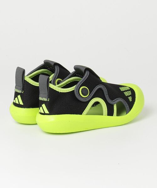 adidas(アディダス)の「アディダス adidas アルタベンチャー3.0 キッズ(サンダル・キッズ・ブラック×グリーン・17.0cm/18.0cm/19.0cm/20.0cm/21.0cm/22.0cm)」の2枚目の写真