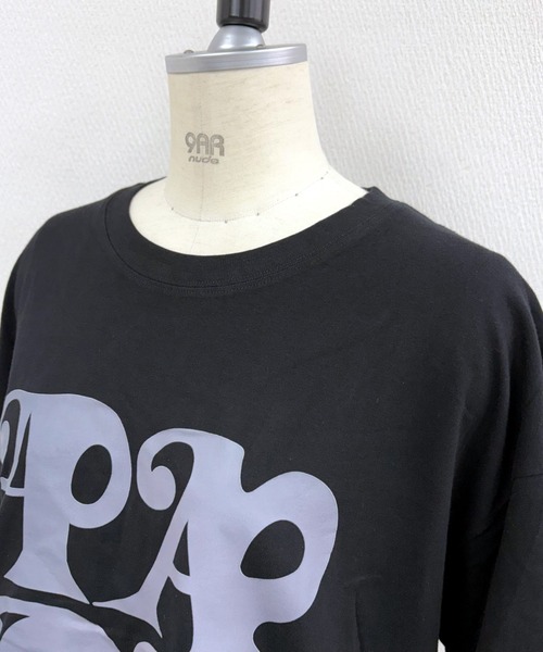 SHEENA(シーナ)の「BIGロゴプリントオーバーサイズTシャツ(Tシャツ/カットソー・レディース・ホワイト/ブラック・M)」の16枚目の写真