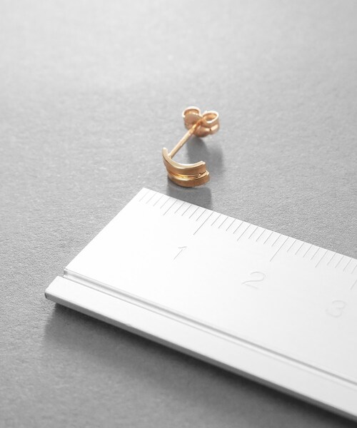 K10ダブルアーチピアス（ピアス（両耳用））｜COCOSHNIK（ココシュ