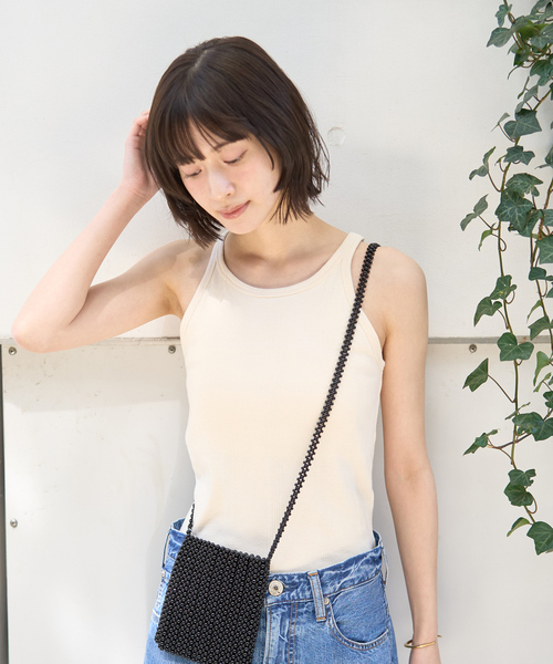 The Bagmati（ザバグマティ）の「【The Bagmati/ザ バグマティ】ビーズスモールポーチショルダーバッグ（ショルダーバッグ・レディース・シルバー/ブラック・フリー）」の14枚目の写真