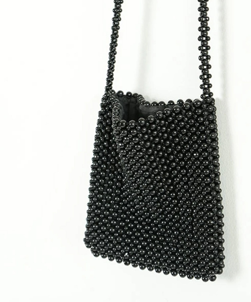 The Bagmati（ザバグマティ）の「【The Bagmati/ザ バグマティ】ビーズスモールポーチショルダーバッグ（ショルダーバッグ・レディース・シルバー/ブラック・フリー）」の17枚目の写真
