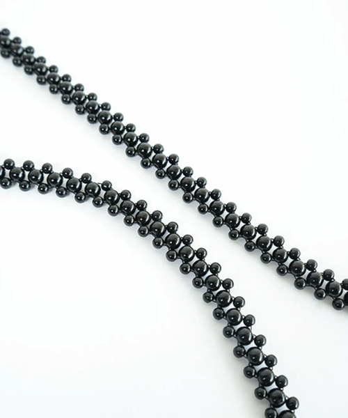 The Bagmati（ザバグマティ）の「【The Bagmati/ザ バグマティ】ビーズスモールポーチショルダーバッグ（ショルダーバッグ・レディース・シルバー/ブラック・フリー）」の19枚目の写真