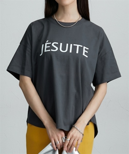 nissen(ニッセン)の「袖ロールアップ半袖Tシャツ(Tシャツ/カットソー・レディース・オフホワイト/ブラック/ブルー/チャコール/ブラック系1/グレー系1/オリーブ/ホワイト系1・L/M)」の7枚目の写真