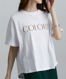 袖ロールアップ半袖Tシャツ