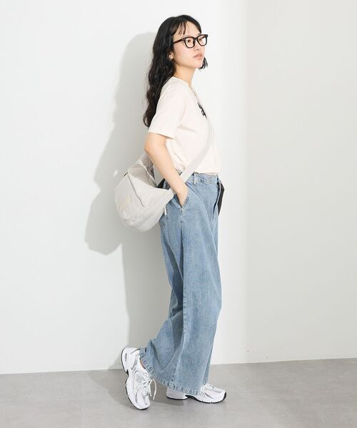 CRAFT STANDARD BOUTIQUE(クラフトスタンダードブティック)の「ロゴ刺繍TEE(Tシャツ/カットソー・レディース・ブラウン/アイボリー/ブラック・FREE)」の20枚目の写真