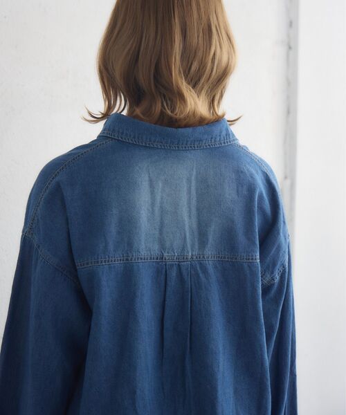 kivi(キヴィ)の「Denim pullover(シャツ/ブラウス・レディース・ブラック/ブルー・FREE)」の22枚目の写真