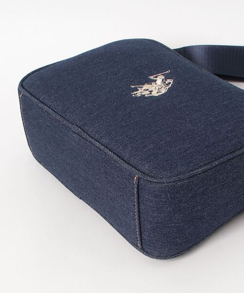 U.S. POLO ASSN.(ユーエスポロアッスン)の「【U.S. POLO ASSN.】コットンショルダーバッグ USPA2555(ショルダーバッグ・レディース・ブラック/サックスブルー/カーキ/オフホワイト/ホワイト系その他2/インディゴブルー・FREE)」の8枚目の写真