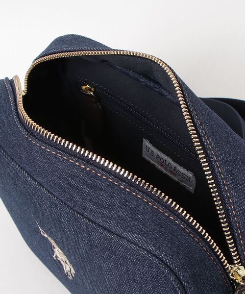 U.S. POLO ASSN.(ユーエスポロアッスン)の「【U.S. POLO ASSN.】コットンショルダーバッグ USPA2555(ショルダーバッグ・レディース・ブラック/サックスブルー/カーキ/オフホワイト/ホワイト系その他2/インディゴブルー・FREE)」の9枚目の写真