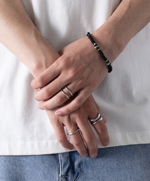 Hawk Company（ホークカンパニー）の「【Hawk Company】ブレスレット 6190（ブレスレット・メンズ・ブルー/ブラック/レッド・FREE）」の5枚目の写真