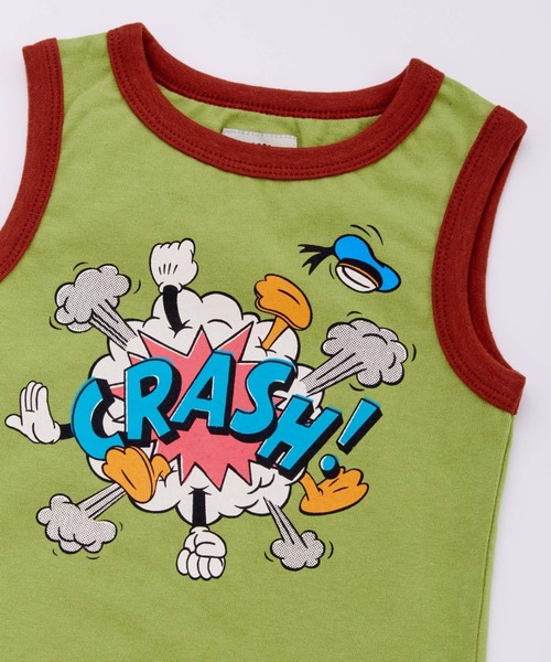 Ocean&Ground（オーシャン&グラウンド）の「NICE FIGHT！ﾌﾟﾘﾝﾄﾀﾝｸﾄｯﾌﾟ（タンクトップ・キッズ・ライトグリーン/レッド/キナリ・80/90/100/110/120/130/140）」の13枚目の写真