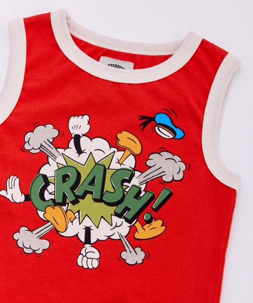 Ocean&Ground（オーシャン&グラウンド）の「NICE FIGHT！ﾌﾟﾘﾝﾄﾀﾝｸﾄｯﾌﾟ（タンクトップ・キッズ・ライトグリーン/レッド/キナリ・80/90/100/110/120/130/140）」の12枚目の写真