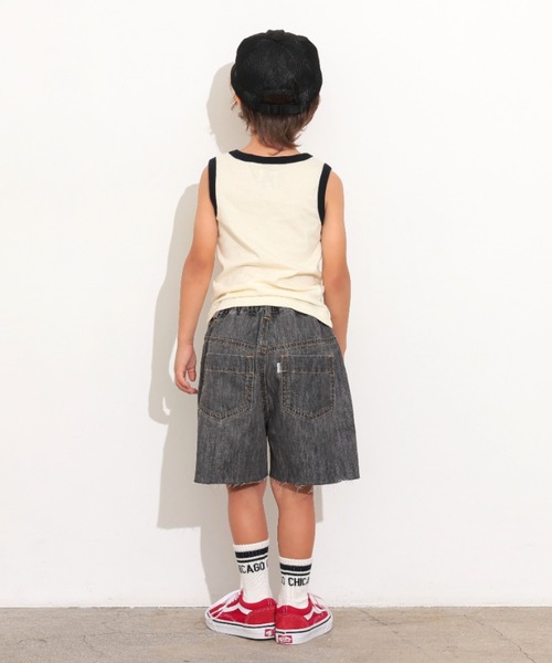 Ocean&Ground（オーシャン&グラウンド）の「NICE FIGHT！ﾌﾟﾘﾝﾄﾀﾝｸﾄｯﾌﾟ（タンクトップ・キッズ・ライトグリーン/レッド/キナリ・80/90/100/110/120/130/140）」の5枚目の写真