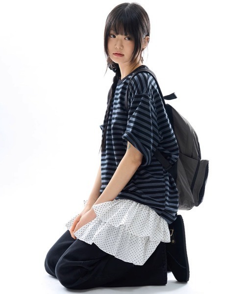 .KOM(ドットコム)の「A'GEM/9 × .kom 『.KOM/ドットケーオーエム』 ドットティアードミニスカート(スカート・レディース・アイボリー・FREE)」の3枚目の写真