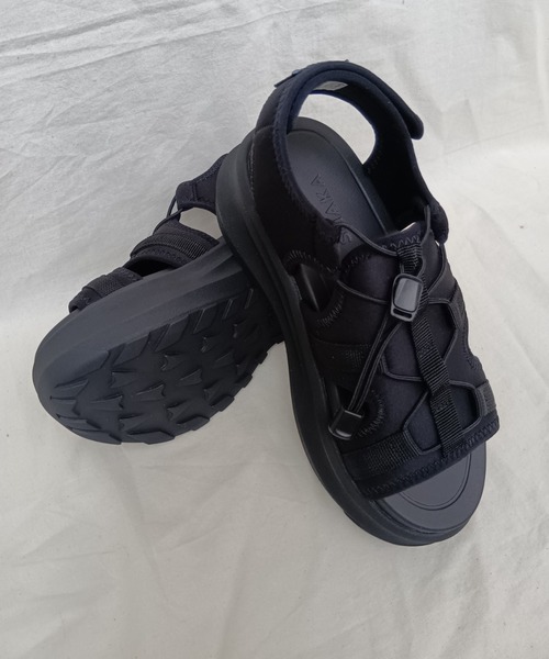 SHAKA(シャカ)の「【SHAKA】シャカ GLASTONBURY CHUNKY GES(グラストンベリー チャンキー GES)SK-322(サンダル・レディース・キナリ/ブラック/ダークベージュ・5/6/7/4)」の4枚目の写真