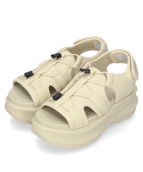 SHAKA(シャカ)の「【SHAKA】シャカ GLASTONBURY CHUNKY GES(グラストンベリー チャンキー GES)SK-322(サンダル・レディース・キナリ/ブラック/ダークベージュ・5/6/7/4)」の8枚目の写真
