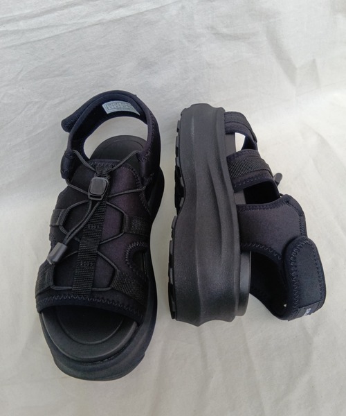 SHAKA(シャカ)の「【SHAKA】シャカ GLASTONBURY CHUNKY GES(グラストンベリー チャンキー GES)SK-322(サンダル・レディース・キナリ/ブラック/ダークベージュ・5/6/7/4)」の15枚目の写真