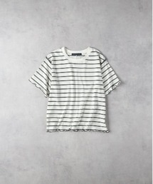 Right-on | HONEYSUCKLE ROSE(ハニーサックルローズ)【レディース】マルチボーダー半袖Tシャツ(その他トップス)
