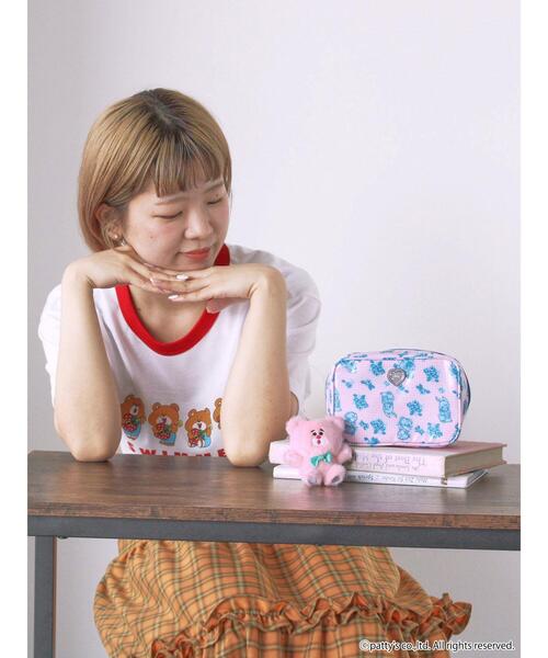 ehka sopo（エヘカソポ）の「【SWIMMER】リンガーTシャツ（Tシャツ/カットソー・レディース・キナリ/サックスブルー/オフホワイト・F）」の9枚目の写真