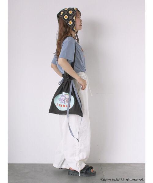 ehka sopo（エヘカソポ）の「【SWIMMER】リンガーTシャツ（Tシャツ/カットソー・レディース・キナリ/サックスブルー/オフホワイト・F）」の17枚目の写真