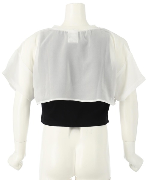 ANAP kids（アナップキッズ）の「シアー ショート ブルゾン × タンクトップ SET（タンクトップ・キッズ・ホワイト/ラベンダー/ブラック・110cm/120cm/130cm）」の13枚目の写真