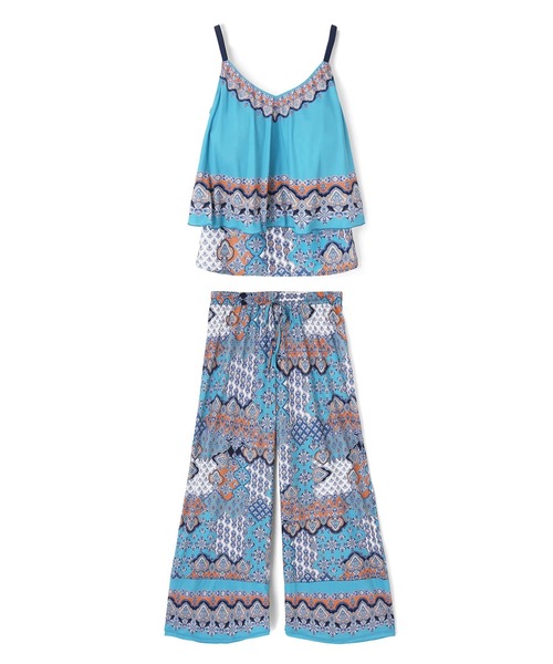 ロングパンツセット水着 13L・15L 【Coral veil（コーラルヴェール