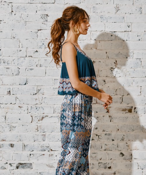 ロングパンツセット水着 13L・15L 【Coral veil（コーラルヴェール