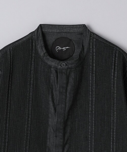 Pheeta（フィータ）の「【別注】＜Pheeta＞Trinity ショートスリーブ ブラック デニムシャツ MENS/013-UAMens2B（シャツ/ブラウス・メンズ・ブラック・2/1）」の11枚目の写真