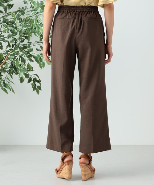 GALLORIA(ギャローリア)の「ドロストセミフレアパンツ(その他パンツ・レディース・チャコールグレー/ベージュ/ブラウン・S/M/L/LL)」の15枚目の写真