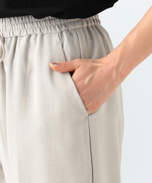 GALLORIA(ギャローリア)の「ドロストセミフレアパンツ(その他パンツ・レディース・チャコールグレー/ベージュ/ブラウン・S/M/L/LL)」の6枚目の写真