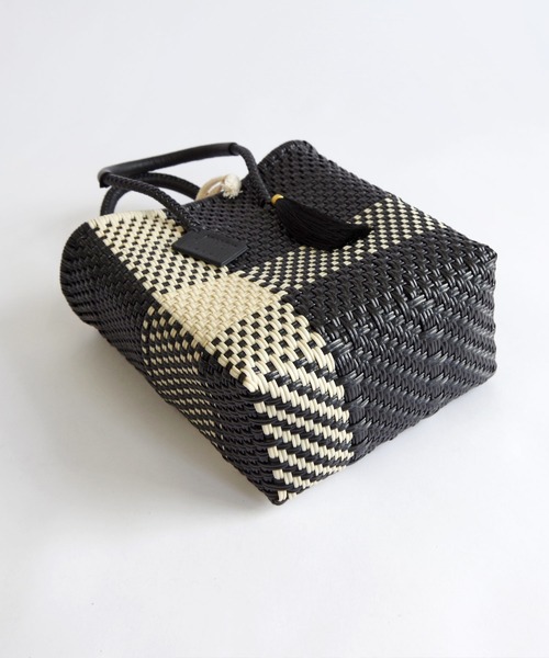 メルカドバッグ　wine 2way かごバッグ カゴバッグ WOVEN (ウーヴン) / メキシコ製 メルカド