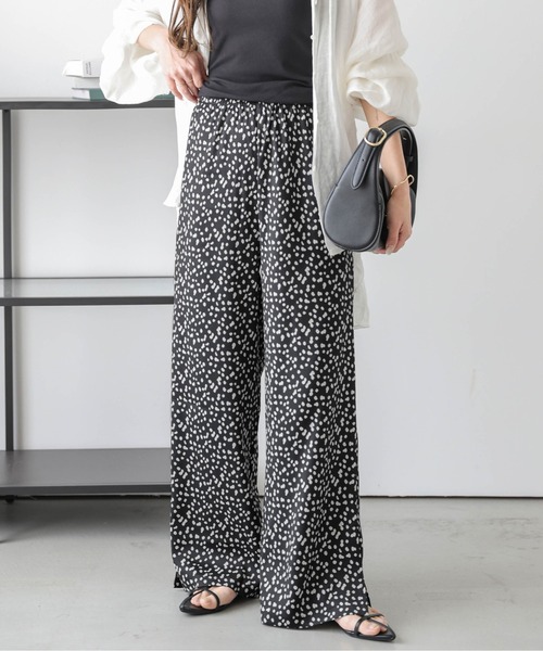 lesperance（レスぺランス）の「イージーワンドパンツ（その他パンツ・レディース・ベージュ/ブラック/ブラウン系その他/ブラック系その他・M/L）」の3枚目の写真