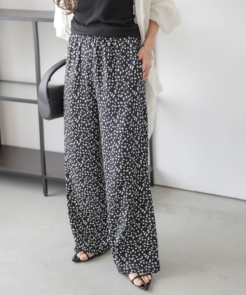 lesperance（レスぺランス）の「イージーワンドパンツ（その他パンツ・レディース・ベージュ/ブラック/ブラウン系その他/ブラック系その他・M/L）」の8枚目の写真