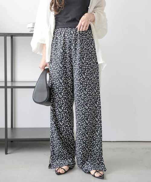 lesperance（レスぺランス）の「イージーワンドパンツ（その他パンツ・レディース・ベージュ/ブラック/ブラウン系その他/ブラック系その他・M/L）」の9枚目の写真