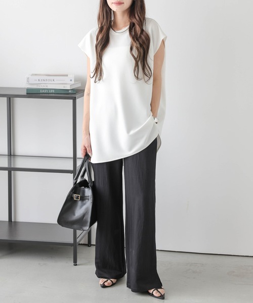 lesperance（レスぺランス）の「イージーワンドパンツ（その他パンツ・レディース・ベージュ/ブラック/ブラウン系その他/ブラック系その他・M/L）」の5枚目の写真