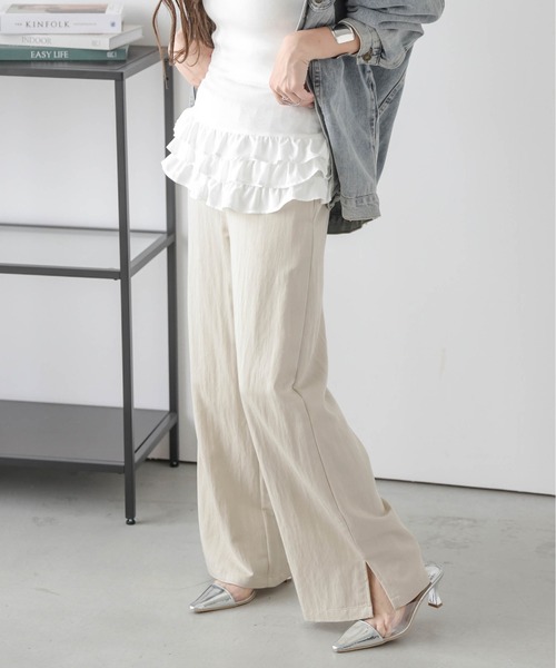 lesperance（レスぺランス）の「イージーワンドパンツ（その他パンツ・レディース・ベージュ/ブラック/ブラウン系その他/ブラック系その他・M/L）」の14枚目の写真