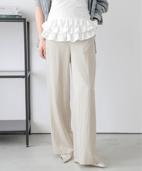 lesperance（レスぺランス）の「イージーワンドパンツ（その他パンツ・レディース・ベージュ/ブラック/ブラウン系その他/ブラック系その他・M/L）」の16枚目の写真