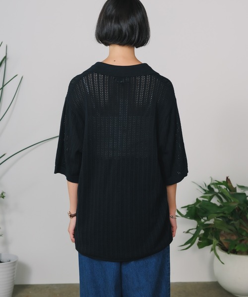 ROLLA'S(ローラス)の「ROLLA'S/ローラス BOWLER KNIT SHIRT ニットシャツ(シャツ/ブラウス・レディース・ゴールド/ブラック・M/S)」の21枚目の写真