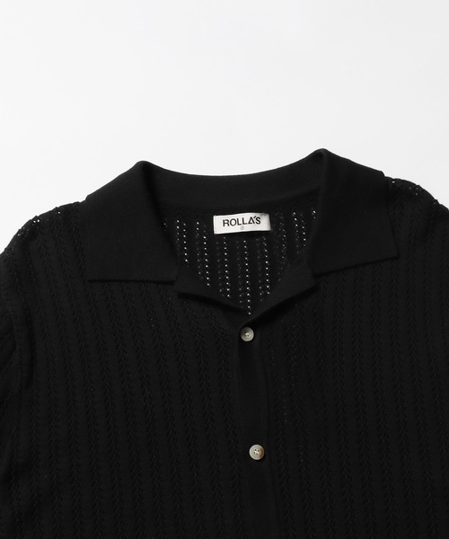 ROLLA'S(ローラス)の「ROLLA'S/ローラス BOWLER KNIT SHIRT ニットシャツ(シャツ/ブラウス・レディース・ゴールド/ブラック・M/S)」の14枚目の写真