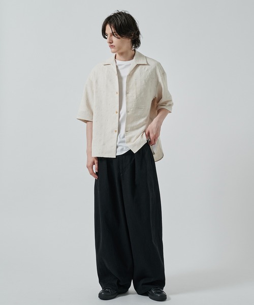 STUDIOUS（ステュディオス）の「【STUDIOUS】BALLOON WIDE DEINM PANTS（デニムパンツ・メンズ・インディゴブルー/ブラック・1/2）」の22枚目の写真