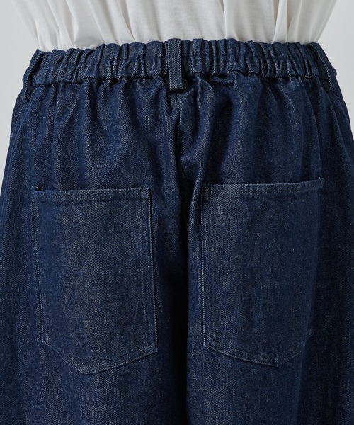 STUDIOUS（ステュディオス）の「【STUDIOUS】BALLOON WIDE DEINM PANTS（デニムパンツ・メンズ・インディゴブルー/ブラック・1/2）」の5枚目の写真