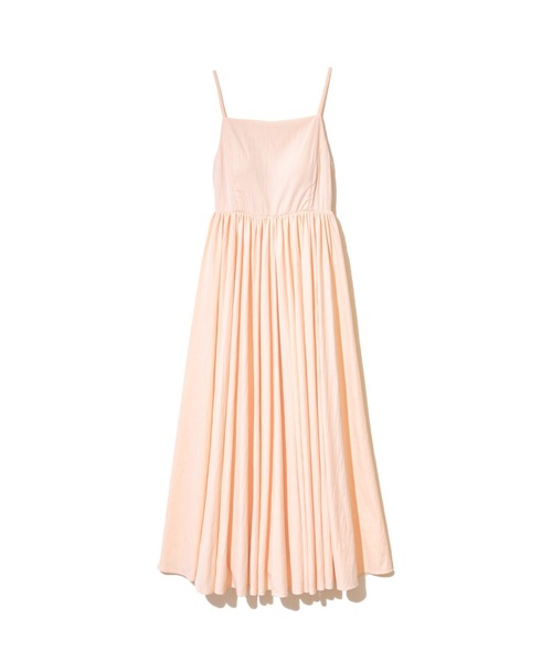 NOTREemor（ノートルエモア）の「volume flare camisole dress（ワンピース・レディース・ブラック/ライトベージュ/ピンク系その他・MEDIUM/SMALL）」の6枚目の写真