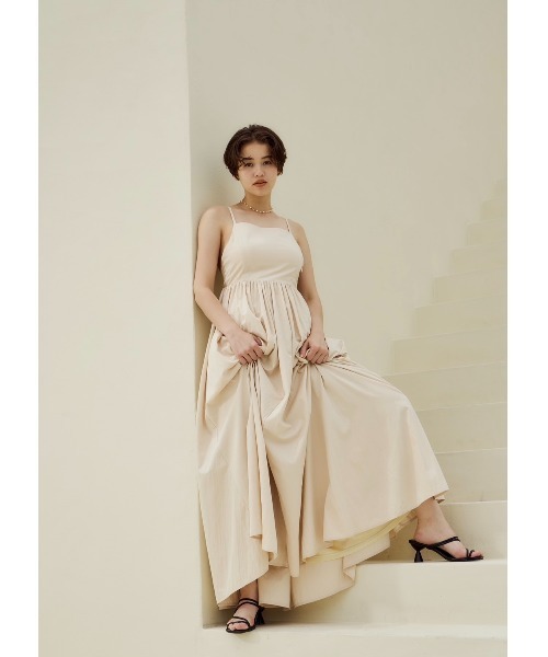 セール】volume flare camisole dress（ワンピース）｜NOTREemor