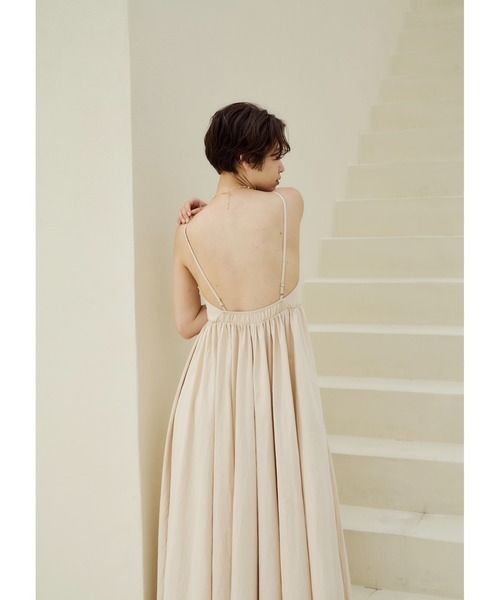 ワンピース NOTREemor volume flare camisole dress NOTRE emor ワンピース volume flare camisole dress : ZOZOTOWN