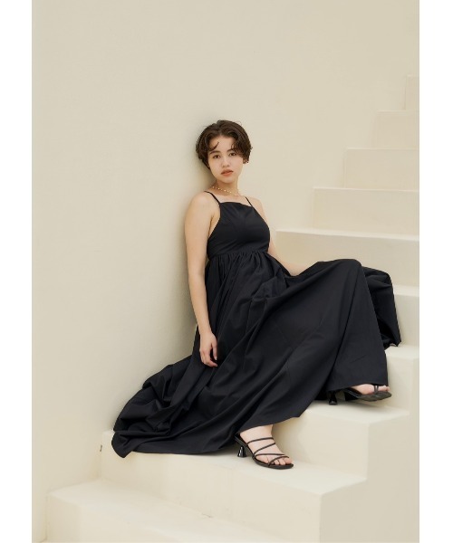 TOZE Layered Flared Dress ワンピース flared-sleeve dress（ワンピース）｜suzuki takayuki（スズキ
