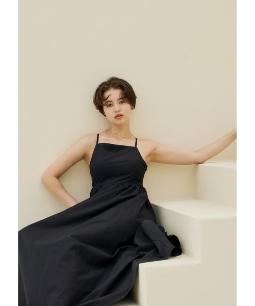 ワンピース NOTREemor volume flare camisole dress セール】volume flare camisole dress（ワンピース）｜NOTREemor